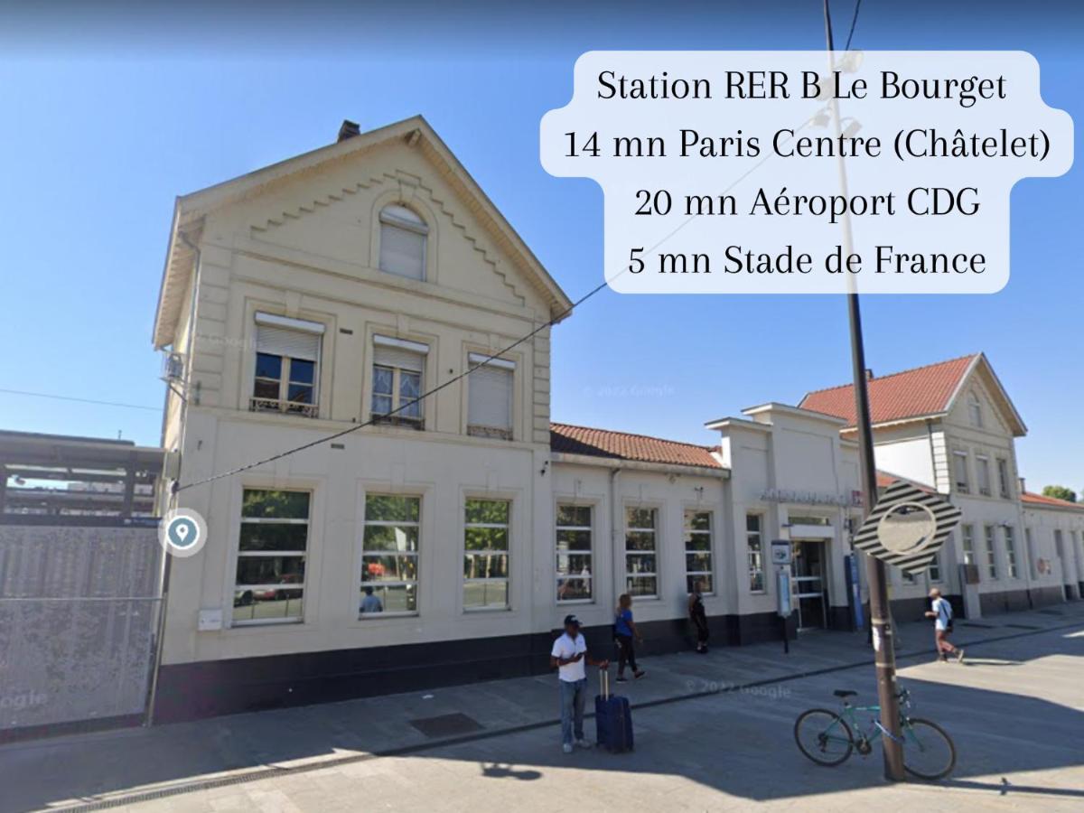 Disponible - Appartement Entier - 10Mn Rer B Aeroport Cdg - Paris Gare Du Nord, T11 Express, Le Bourget, Tout Equipe, Netflix Gratuit, 3 Personnes, 4Eme Etage, Escaliers, Parc Des Expositions, Parking Rue Gratuit Apres 19H ดร็องซี ภายนอก รูปภาพ